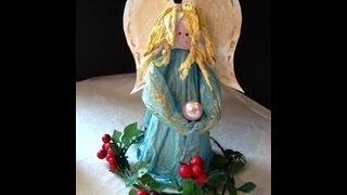 LITTLE PAPIER MACHE ANGEL