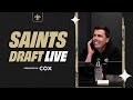 LIVE: Kellen Moore Recaps Saints Draft Day 1 | 2026 NFL Draft