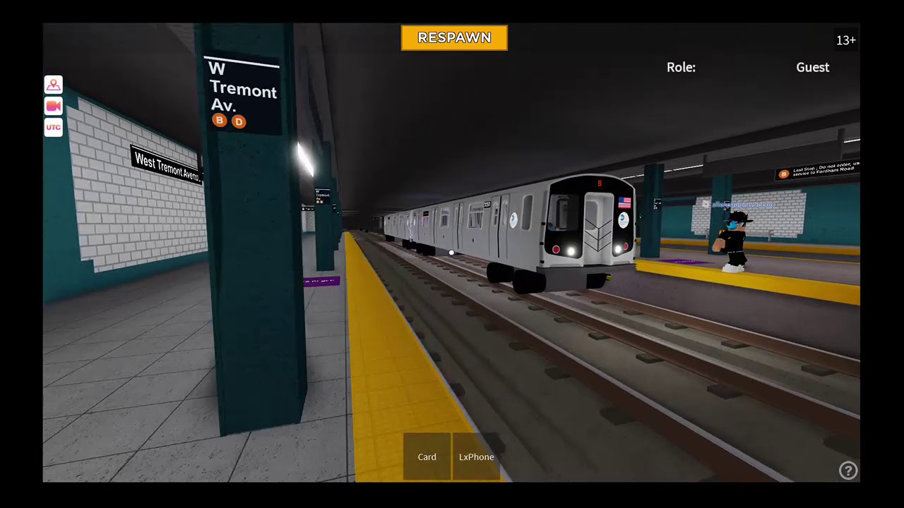 Roblox Nyc Subway Train Simulator R68 And R179 Departing West
