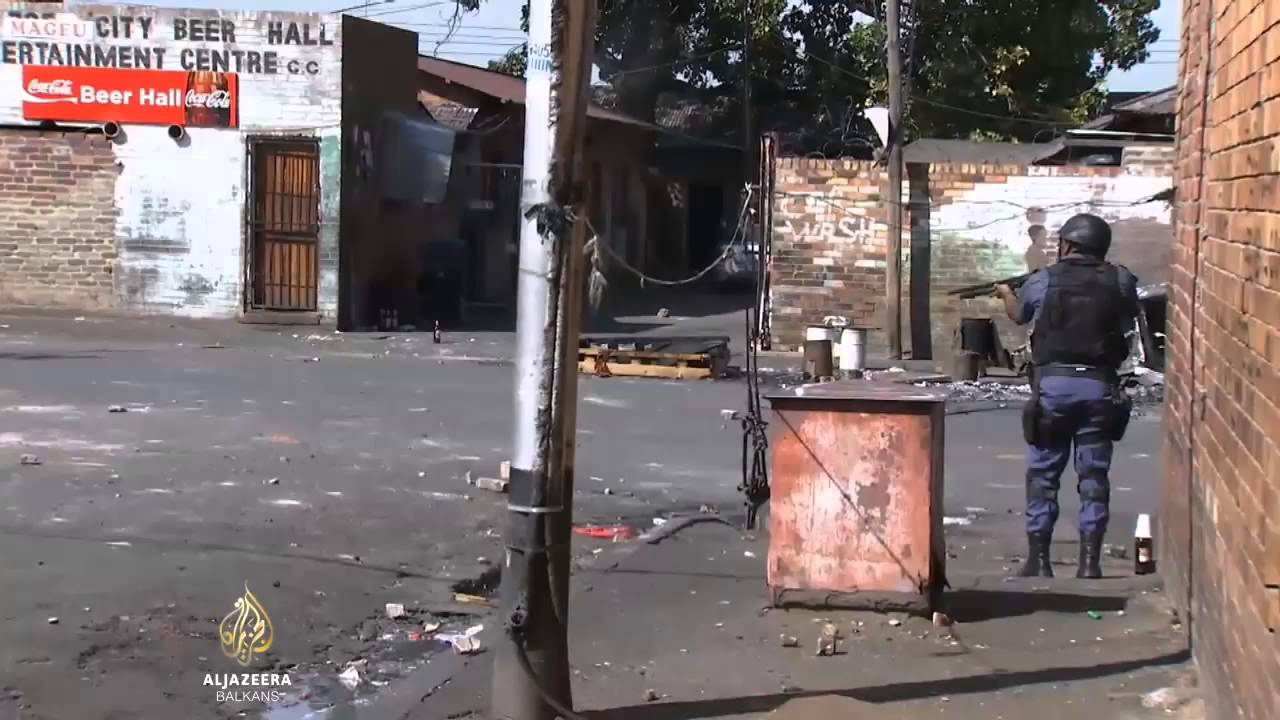 هجمات على المهاجرين في جنوب أفريقيا
