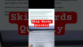 Move FASTER Between WORDS #shorts #viralshorts #wordtips #wordtricks #computer #tricks #reedtech