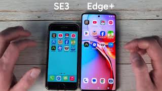 2022 iPhone SE Vs 2023 Motorola Edge Plus Speed Test Comparison 