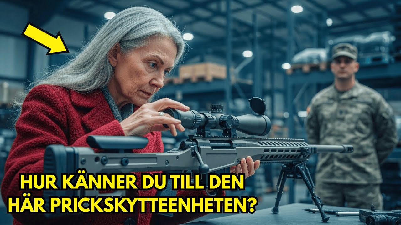 Generalen passerade hennes  50 Cal M82 gevär — och frös till när han såg den legendariska prickskytt