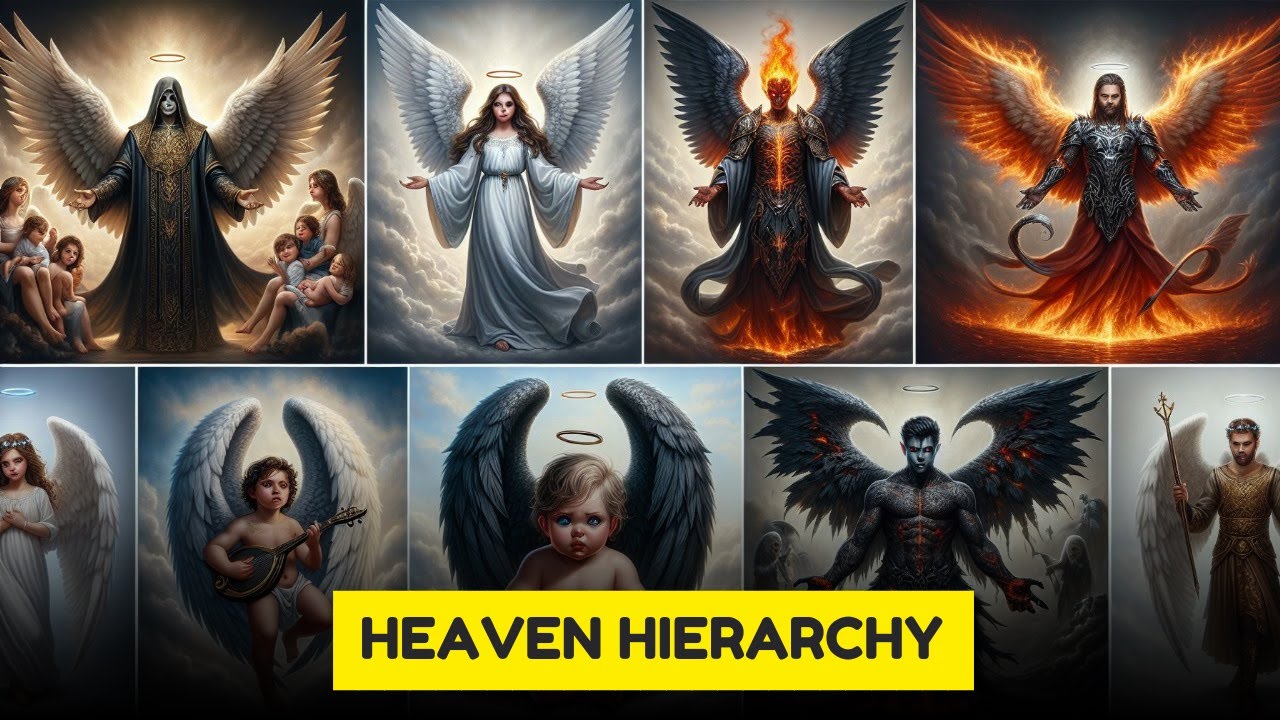 The 9 types of Angels Hierarchy in Heaven according to the Bible YouTube
