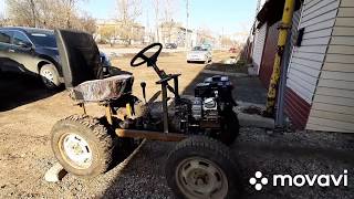 Простой минитрактор-классика своими руками! Mini tractor transmission.