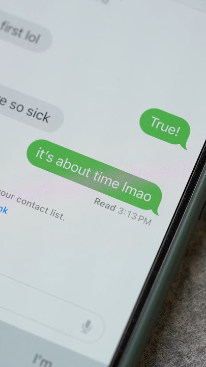 RCS MESSAGING ON THE IPHONE!