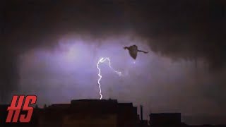 Dragon Caught Flying Through Barcelona, Spain Thunderstorm May 21, 2021 Hollywoodscotty Vfx