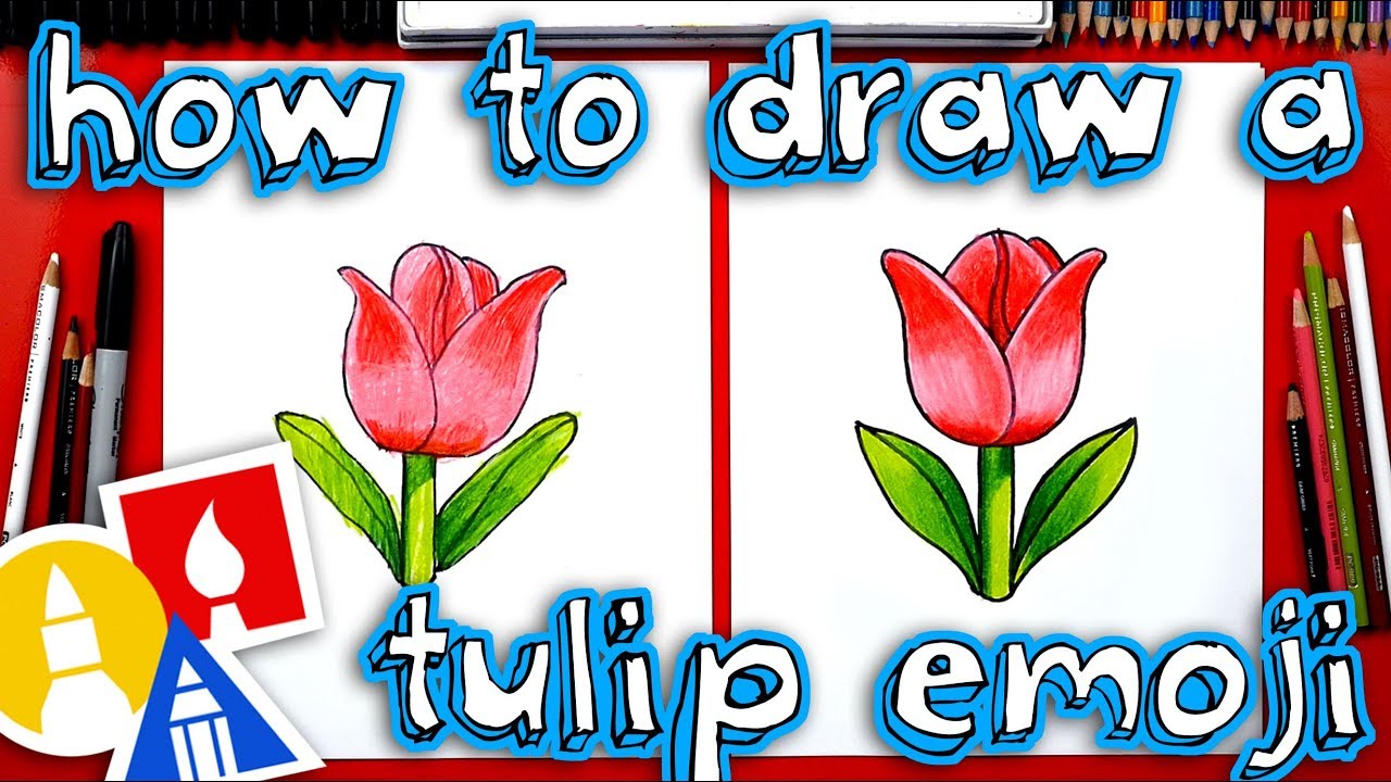 emoji bunga tulip