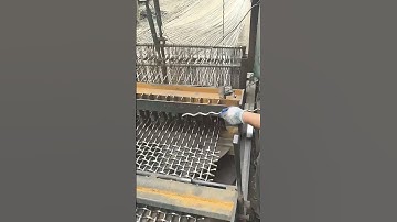 iron fence weaving process with smart machine #shorts