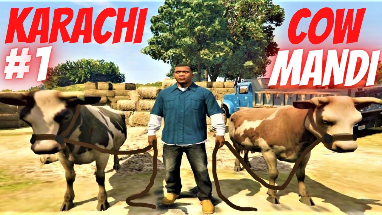Karachi Cow Mandi Sohrab Goth Mandi Maweshi Mandi 2020 GTA V Bakra mandi Mod Gta 5 Bakra Eid Qurbani