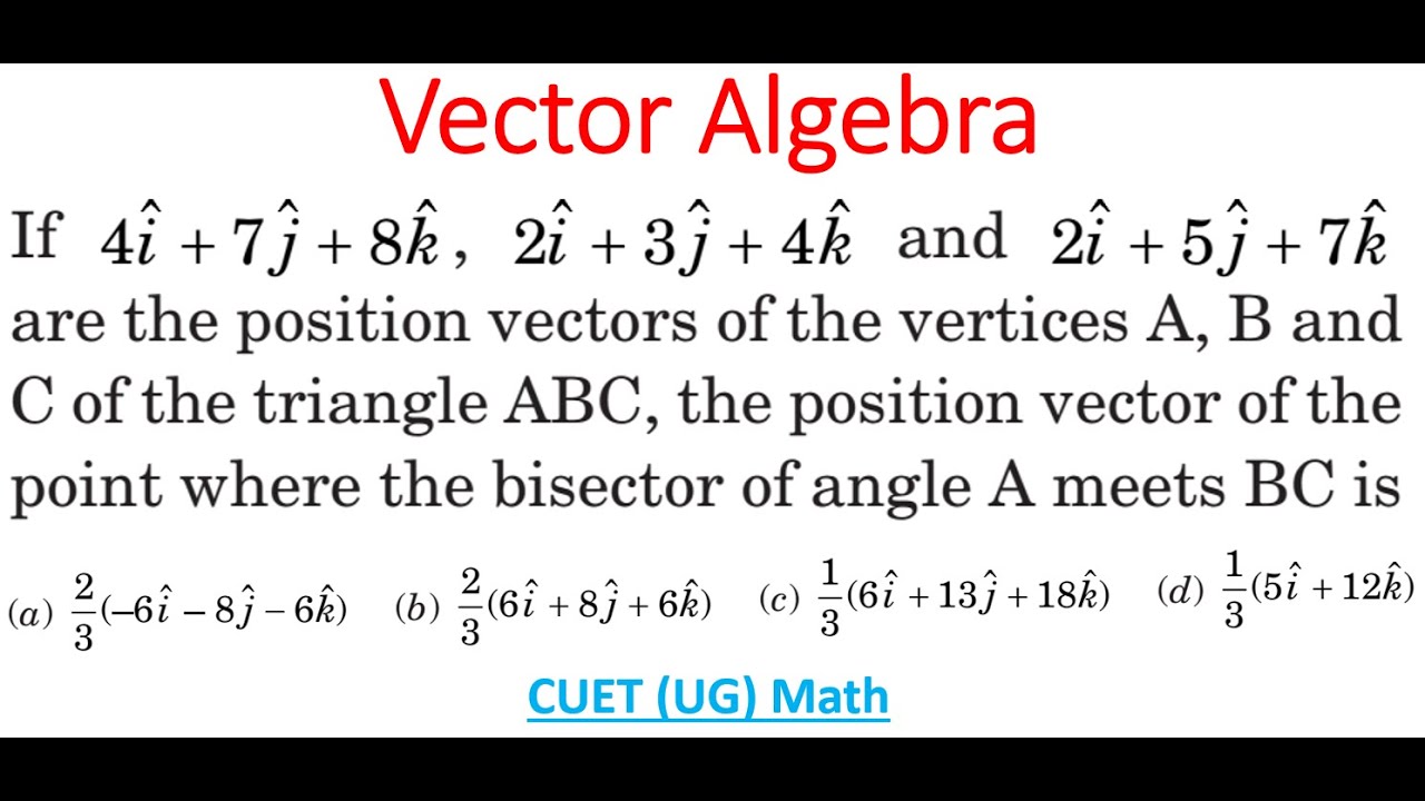 Using Position Vectors Of Triangle Vertices To Find Position Vector Of ...