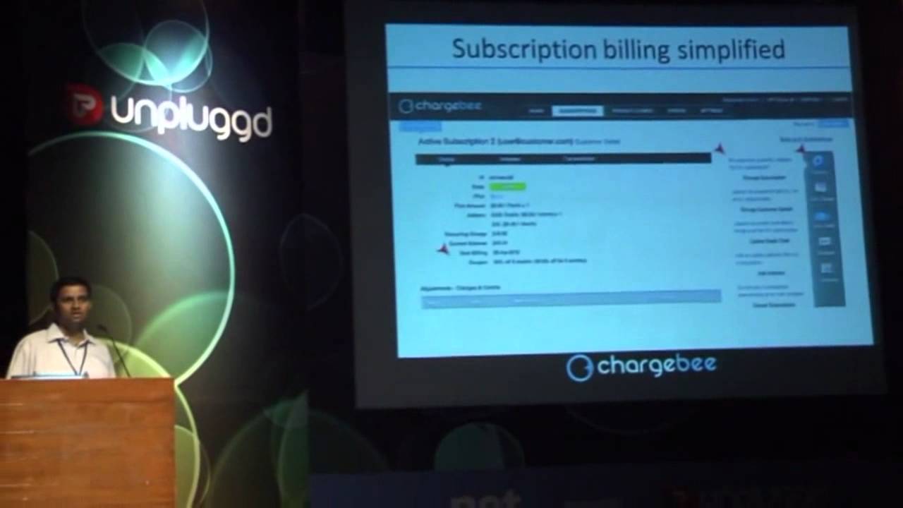 ChargeBee Demo @UnPluggd