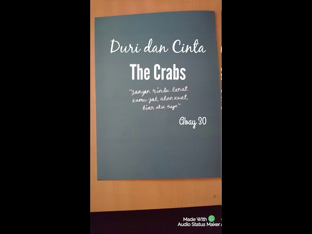 The Crabs - Duri dan Cinta class=