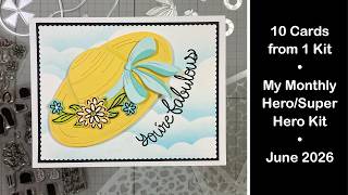 10 Cards 1 Kit • My Monthly Hero / Super Hero • June 2026