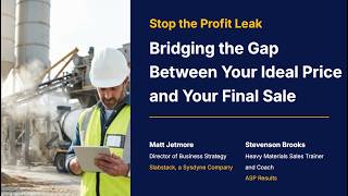 Stop the Profit Leak  Bridging the Gap Between Your Ideal Price and Your Final Sale