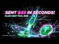 Discovered a flash USDT tool that sends instantly — no fees involved!