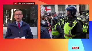 Dozens arrested after far-right rally in Central London