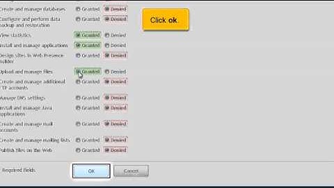 Plesk 11 End User - User Roles