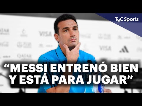 LIONEL SCALONI EN CONFERENCIA DE PRENSA ⚽ CÓMO ESTÁ MESSI, URUGUAY Y BRASIL, LAUTARO O JULIÁN Y MÁS