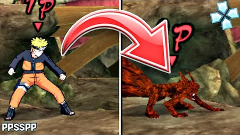 Naruto Ultimate Ninja Heroes 3 how to go FOUR TAILED STATE PPSSPP Naruto