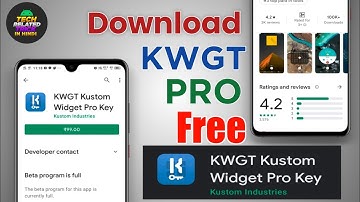 How to download Kustom Widget Pro Key | All Time Updates From Play Store.