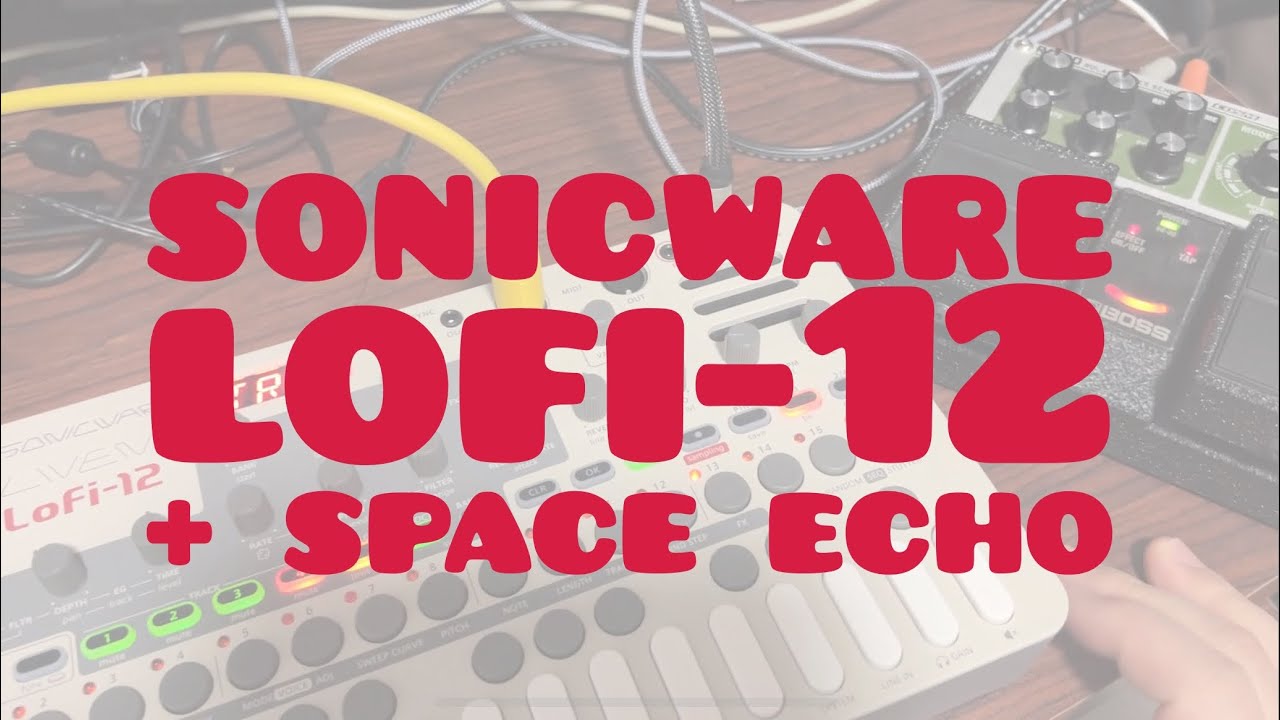 Sonicware Liven Lofi12 w/ Boss RE20 Space Echo lofi hiphop dub 