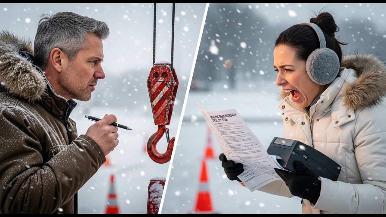 They Called A Tow Truck On My Snow Pile And The Driver Refused After I Showed Him The Proof