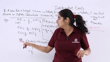 Class 12th – Independent Events Problem-2 | Probability | Tutorials Point