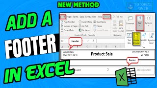 How to Add a Footer in Excel ( Text, Picture, Page Numbers, and More )