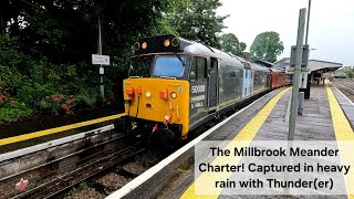 The Millbrook Meander Charter featuring Hanson & Hall Class 50008 a 4TC and Freightliner 66509.