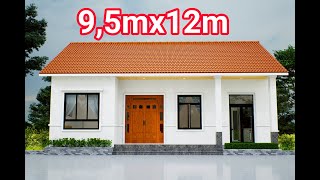 Perfect 9.5mx12m house idea for you by CANXI 2X 679 views 6 months ago 4 minutes, 34 seconds