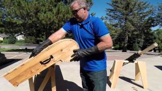 How to build a toboggan from A Z Part 1 Learn the process from start to finish on how to build a toboggan. This is the most informative video about building toboggans on the