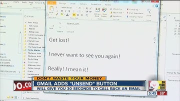 Gmail "unsend" feature