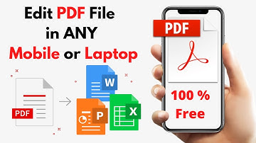Edit PDF File in Mobile Phone or Laptop 2022 | 100% Free | Easy Method | Edit Pdf Files Online
