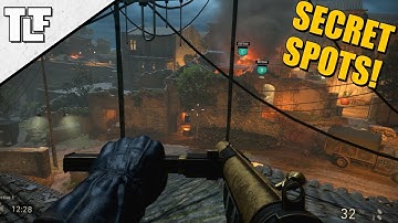 Call of Duty WW2 Secret Spots & Out of Map Glitches on Operation Husky (War Machine DLC Out of Map)