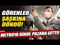 Ekrem İmamoğlu'nu görenler şaşkına döndü! Metroya bindi, pazara gitti!