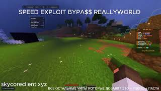 SPEED EXPLOIT $$$$ REALLYWORLD 07.08.2026 REALLYWORLD ANTICHEAT BYPA$$  | SKYCORE CLIENT 1.21.4