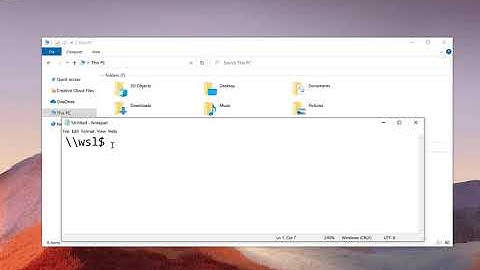 Open WSL Distribution in Windows Explorer