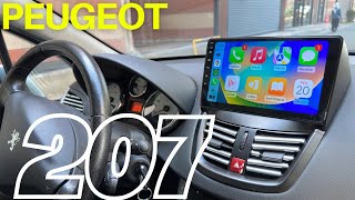 PEUGEOT 207  KABLOSUZ CARPLAY-ANDROİD MULTİMEDYA SİSTEMİ #peugeot #peugeot207 #207 #carplay #android