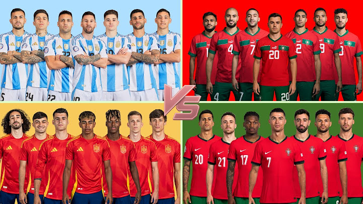 Argentina 2025 🆚 Morocco 2025 🆚 Spain 2025 🆚 Portugal 2025 - Yamal Messi Ronaldo