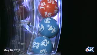 Lotto 6/49 Draw May 26, 2018