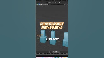 Alt+D vs Shift+D Explained! #tutorial #blender #animation