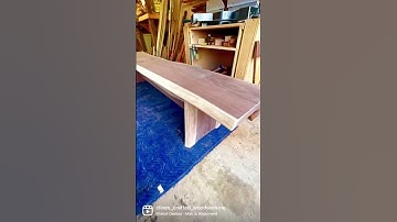 Live edge walnut bench, Furniture Maker, Woodworking