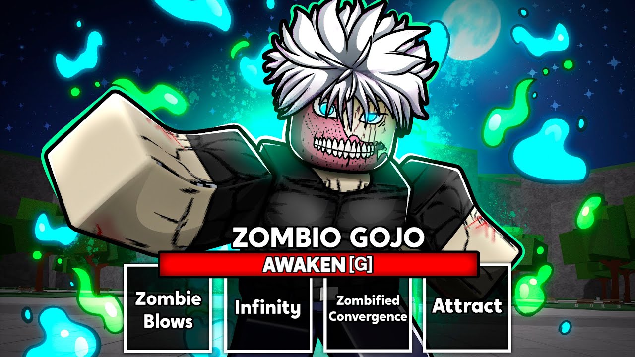 I Unlocked ADMIN ZOMBIE GOJO In THIS ROBLOX BATTLEGROUNDS GAME...