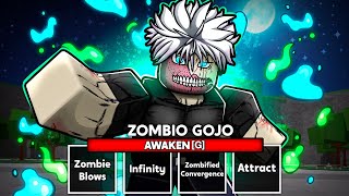 I Unlocked ADMIN ZOMBIE GOJO In THIS ROBLOX BATTLEGROUNDS GAME... screenshot 2