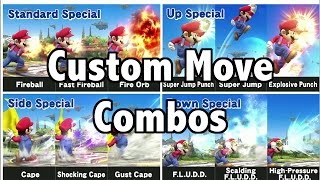 SSB4 Some Custom Move Combos