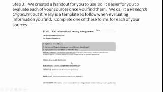 EDUC 1300 Info Lit Assignment part 1