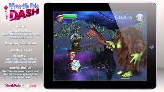 "North Pole Dash" game video screenshot 3