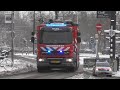 Brandweer, Politie en Ambulance met spoed voor reanimatiemelding in de sneeuw! #1274