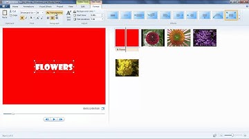 How to add and modify titles in a project in Movie Maker